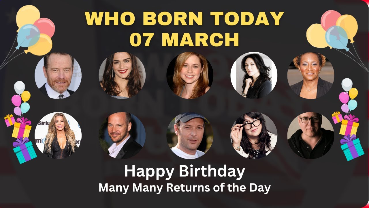 10 American Legend Who Born Today 7 March 