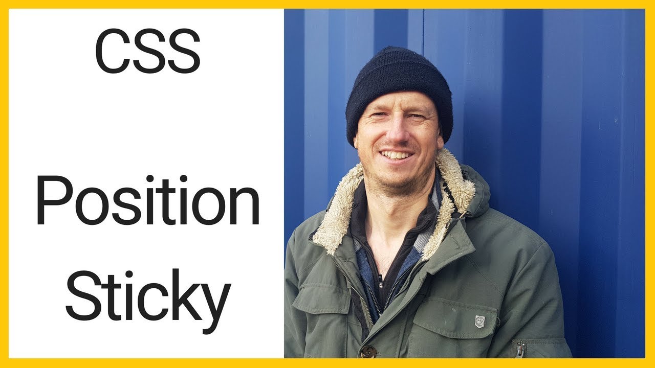 CSS Position Sticky - YouTube