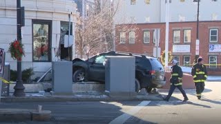 One dead, two injured after SUV hits pedestrian, crashes into building in South Boston