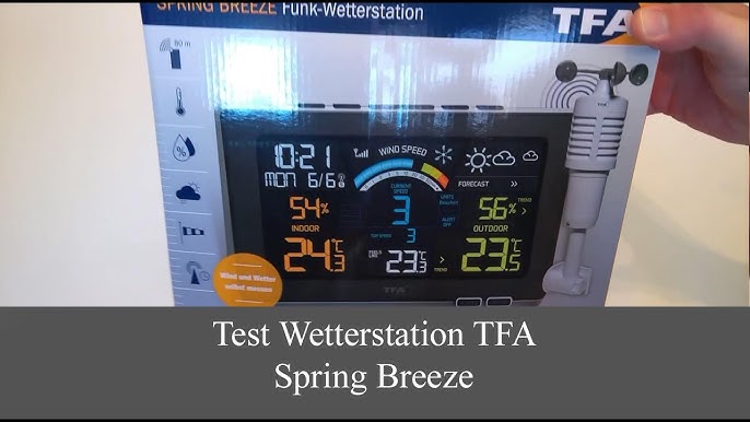 TFA Dostmann Station météo sans fil Spring Breeze, 35.1140.01