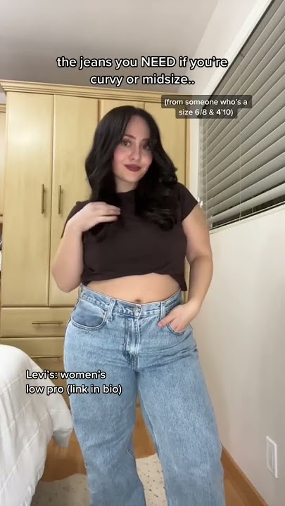 Finally found Levis jeans that fit my #size8 body type 🥰 #shorts #midsizefashion #curvyfashion