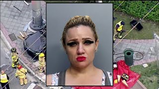 Woman faces multiple charges following Miami Beach hit-and-run