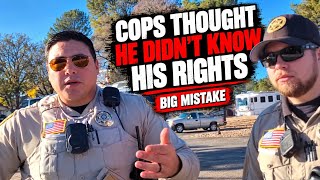 COPS THOUGHT HE DIDN'T KNOW HIS RIGHTS –BIG MISTAKE