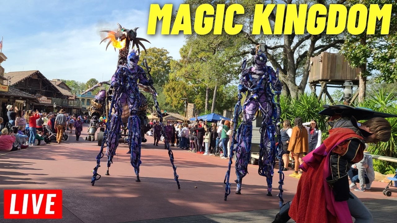 🔴Live Magic Kingdom with Rides, Shows, Parades, Fireworks at Walt Disney World 7/26/2026
