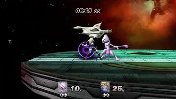 CPU Tourney - Project M EX Remix - Top 8 - Mewtwo vs Zelda