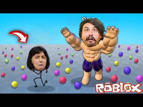 KOCAMAN OLUP HERKESİ YEDİK | Roblox Eat Pizza to Grow GIGACHAD