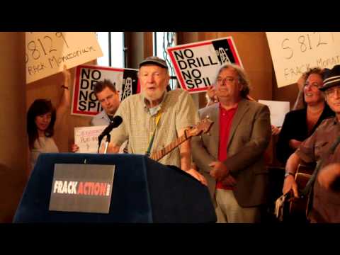 Pete Seeger Speaks Out Against Frack Drilling