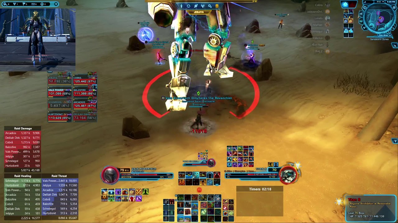 SWTOR | 8 MM Scum and Villainy: Titan 6 (tank pov)