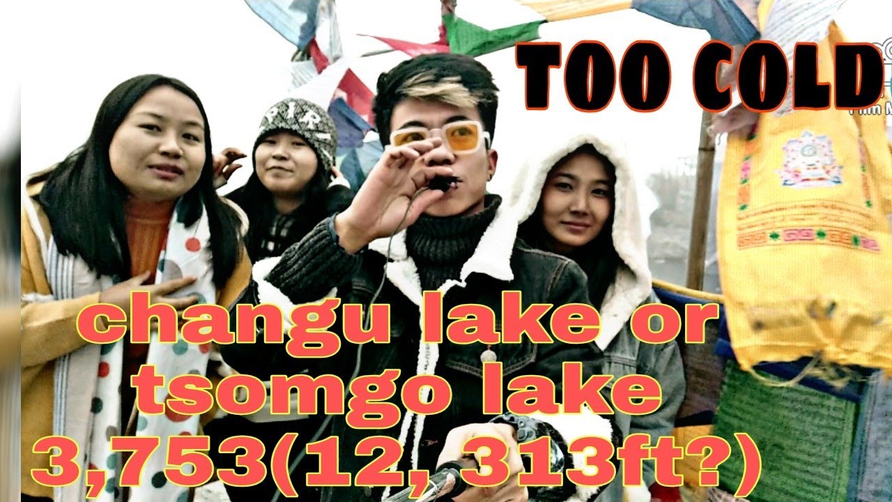 changu lake was totally frozen ❄⛄14/01/2021