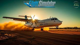 Flight Sim ATR 72-600 Manual Navigation Sydney to Tamworth Bush Logistics Ops | Cold and Dark Start