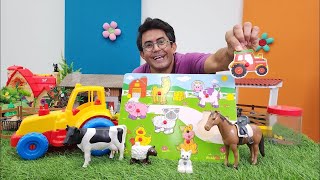 Çocuk videoları! Nail Baba vahşı hayvanları ile oynuyor!