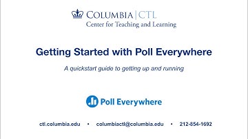 Poll Everywhere Quickstart Guide
