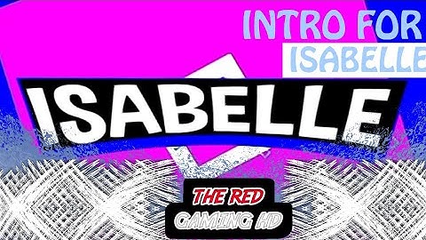 2D INTRO FOR ISABELLE CH (#introisa)
