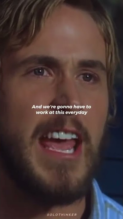 SO IT'S NOT GONNA BE EASY | THE NOTEBOOK MOVIE | SCENE | NOAH | ALLIE | HD |