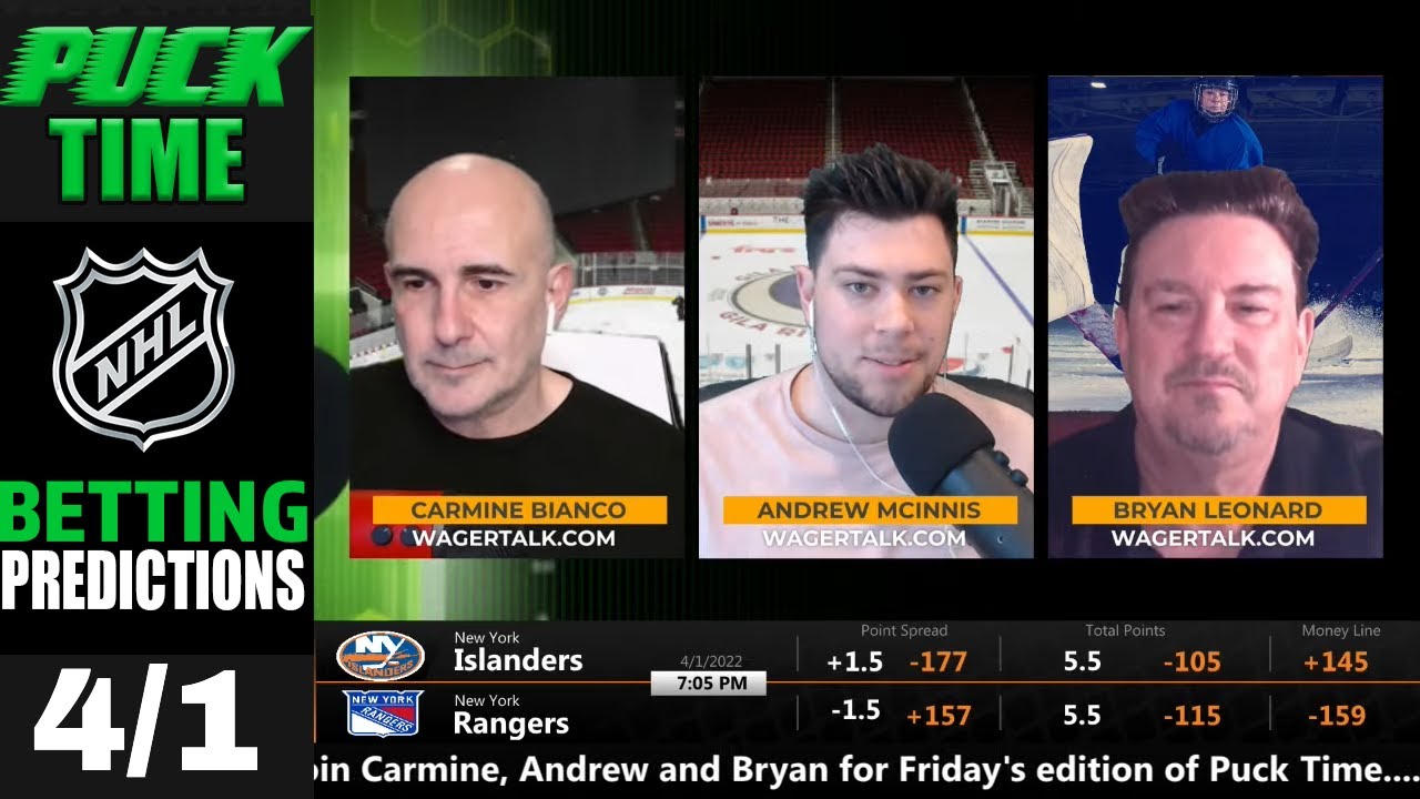 NHL Picks, Predictions and Odds | NHL Betting Preview | 🏒 Puck Time for April 1