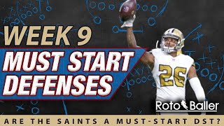 Defense (D/ST) Start Em / Sit Em - Fantasy Football Week 9