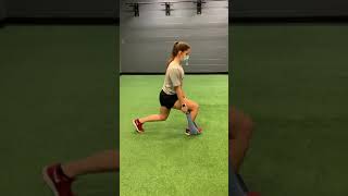 Isometric Towel Lunge