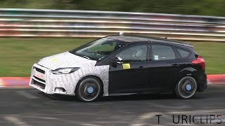 2016 Ford Focus RS mule spied testing on the Nürburgring!