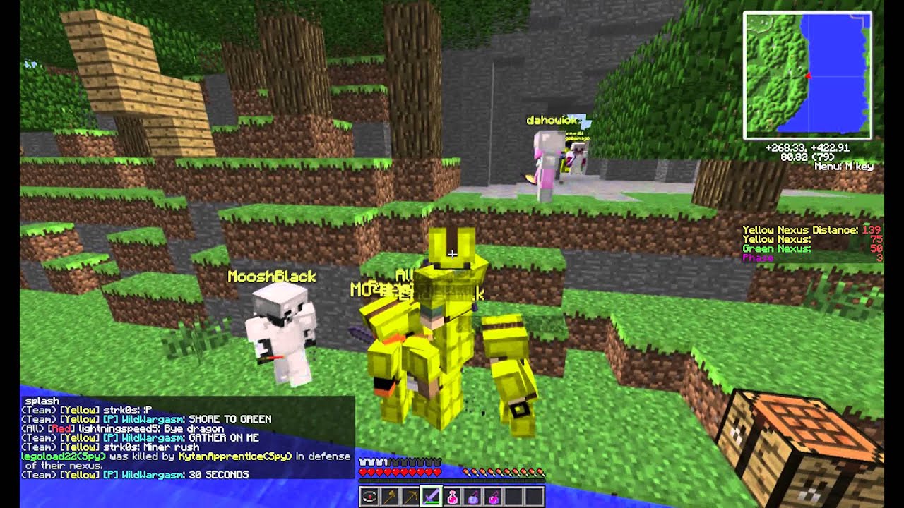 Team Carebear, Team Chaos, The Others, and Team Axis in One Annihilation Team