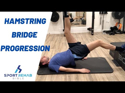 Grade 1 Hamstring Strain Rehab Exercises: Hamstring Bridge Single Leg