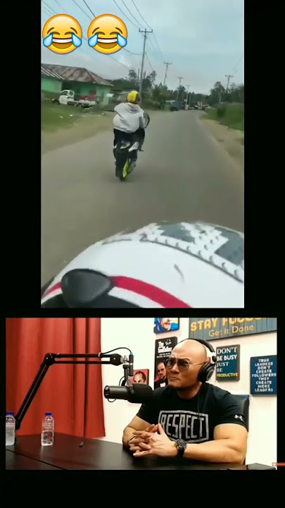Lucu..!! standing motor sampai jatuh #shorts #shortvideo #lucu #ngakak