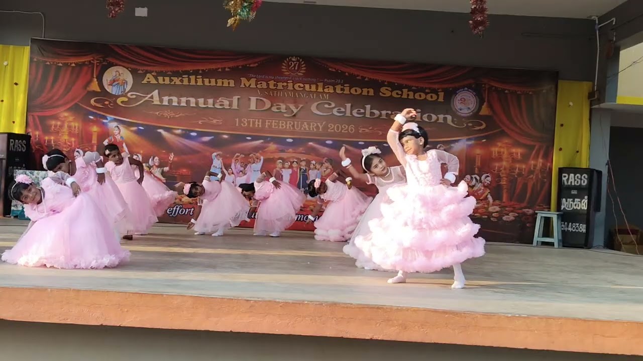 Dance by  our little stars of Auxilium Matriculation School 