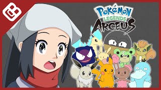Shiny Hunting in Pokémon Legends Arceus Be Like | Pokémon Legends Arceus Animation