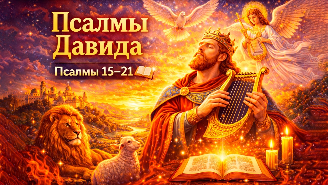 Псалмы Давида — Псалмы 15–21 📖✨