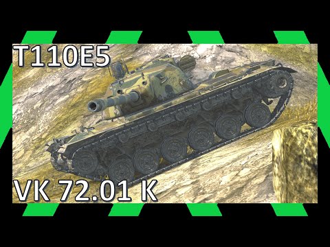Видео: VK 72.01 K, T110E5 | Реплеи | WoT Blitz | Tanks Blitz