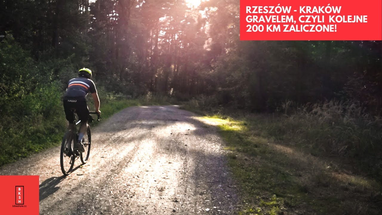 Ostatnie 200 km w tym sezonie? Rzeszów - Kraków gravelem, czyli ile szutrów uda się znaleźć