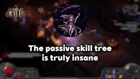 The passive skill tree is truly insane