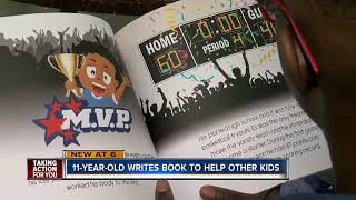 11-year-old Tampa student hoping his published book will inspire kids to follow their dreams