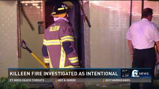 Killeen fire investigated as intentional
