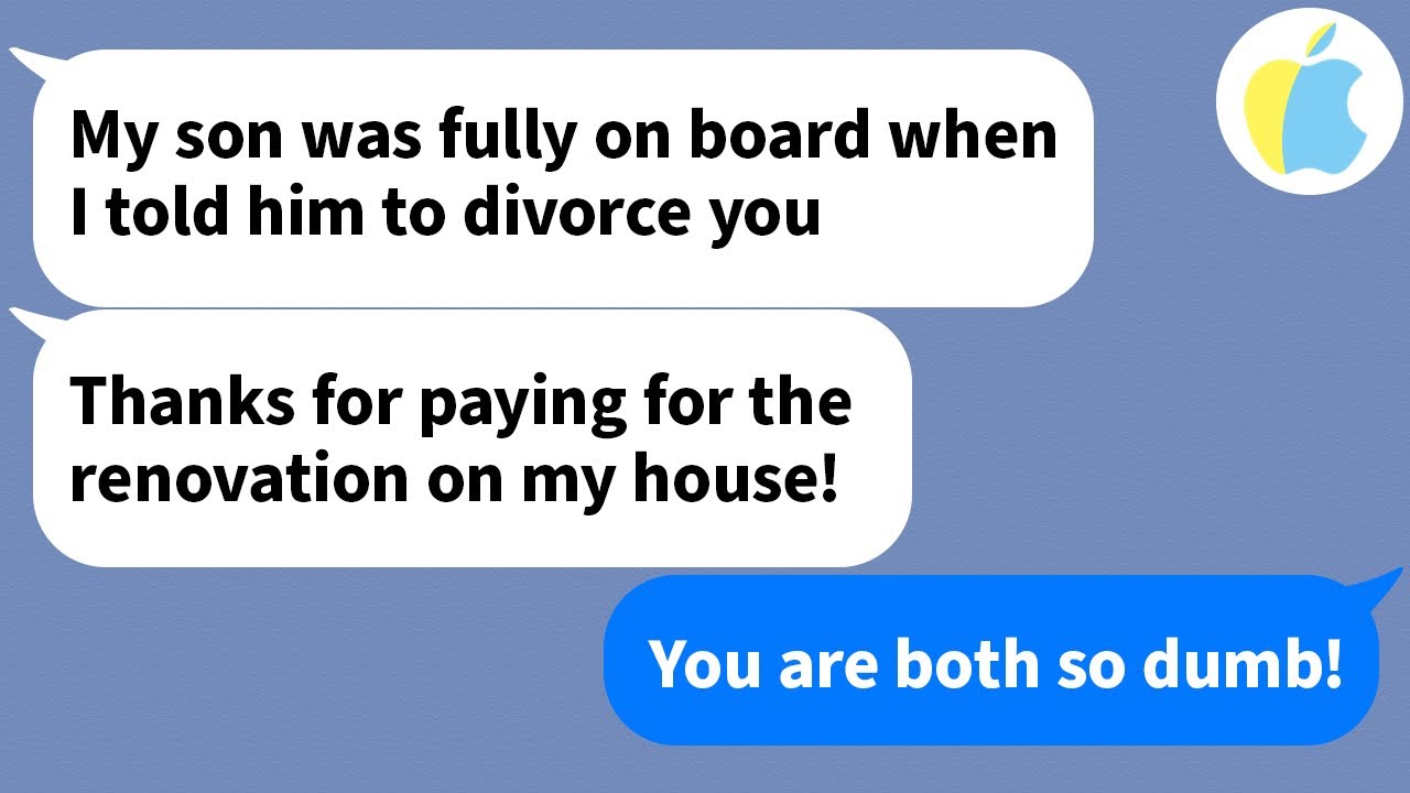 【Apple】My husband tricked me into renovating his mom's house and divorced me on move-in day and.....