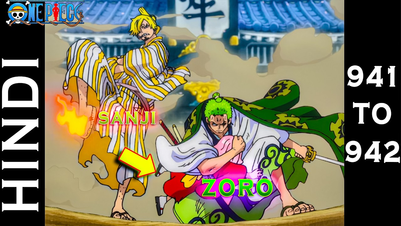 One Piece Episode 941 to 942 in HINDI Explained 