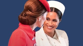 Kate Middleton and Meghan Markle share kiss on the cheek. Is the feud over?