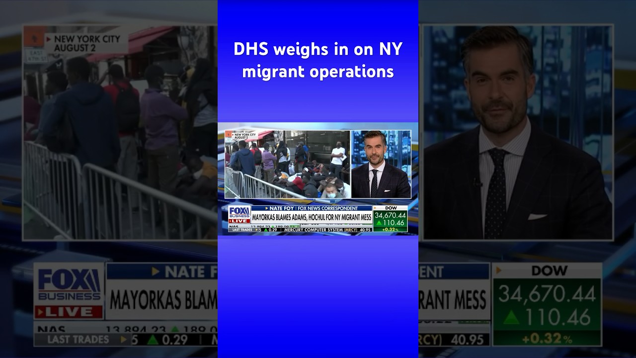 Biden administration blames Eric Adams, Kathy Hochul for NYC’s migrant mess #shorts