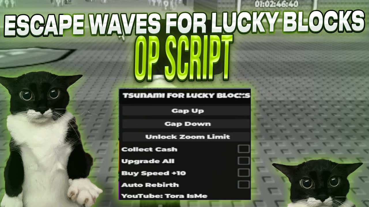 Скрипт Escape Waves For Lucky Blocks – (KEYLESS) от SNW Hub