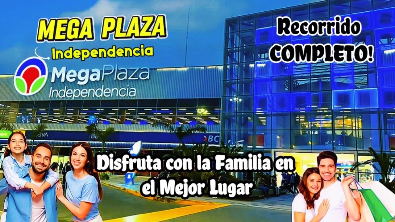 MEGA PLAZA UN DOMINGO POR LA NOCHE 🌙 - EL PRIMER GRAN CENTRO COMERCIAL - DISTRITO DE INDEPENDENCIA