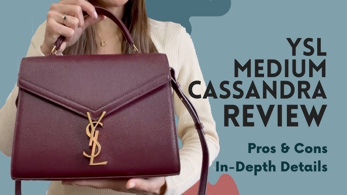 Saint Laurent Cassandra Clasp Bag Comparison Top Quality VS Authentic VS  Cheaper Version By Steven 