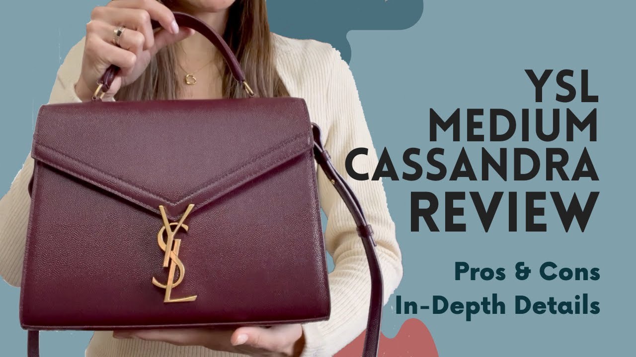 Ysl Saint Laurent Medium Cassandra Review Youtube