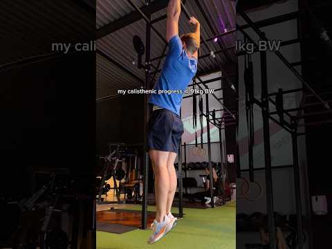 74 Y/O Trying a Harder Version of the Aussie Pull Up #calisthenics  #motivation #shoulder #back