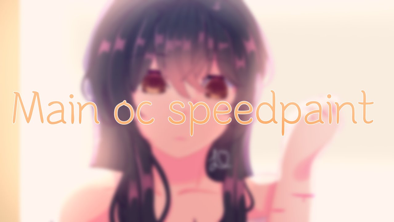 Main oc speedpaint🩸(TW : Cuts) - YouTube