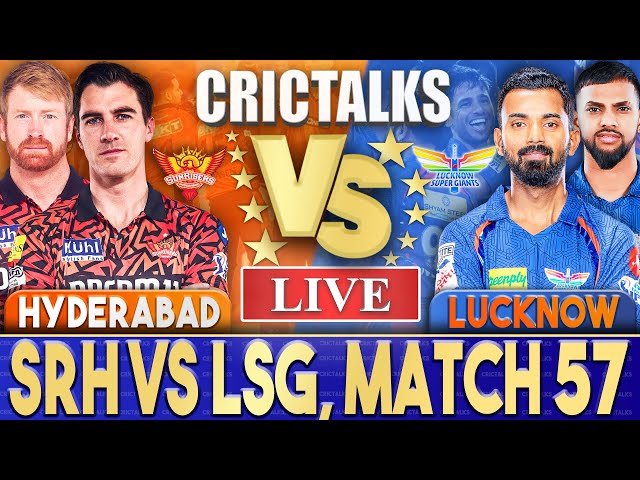 Live: SRH Vs LSG, Match 57, Hyderabad | IPL Live Scores & Commentary | IPL 2024 | 3 Ov | CRICTALKS class=