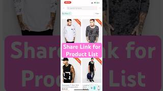 How to Share link for a Product List in your App 🔗 #WebToApp #deeplink