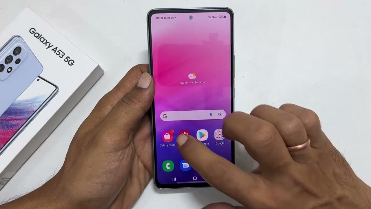 Samsung Galaxy A53 5G How to scan document and Make PDF YouTube