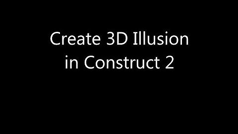 Make 3D illusion in construct 2