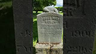grave - Ruby May Seger - died 1/29/1901 🪦 #cemetery