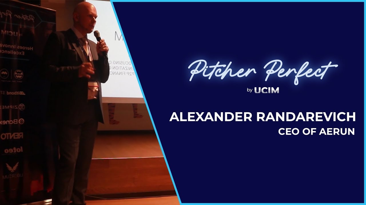Aerum ICO At Pitcher Perfect By UCIM | Alexander Randarevich | Berlin Blockchain Event 2019