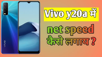 how to show net speed in vivo y20a Vivo y20a mobile me net speed setting kaise lgay